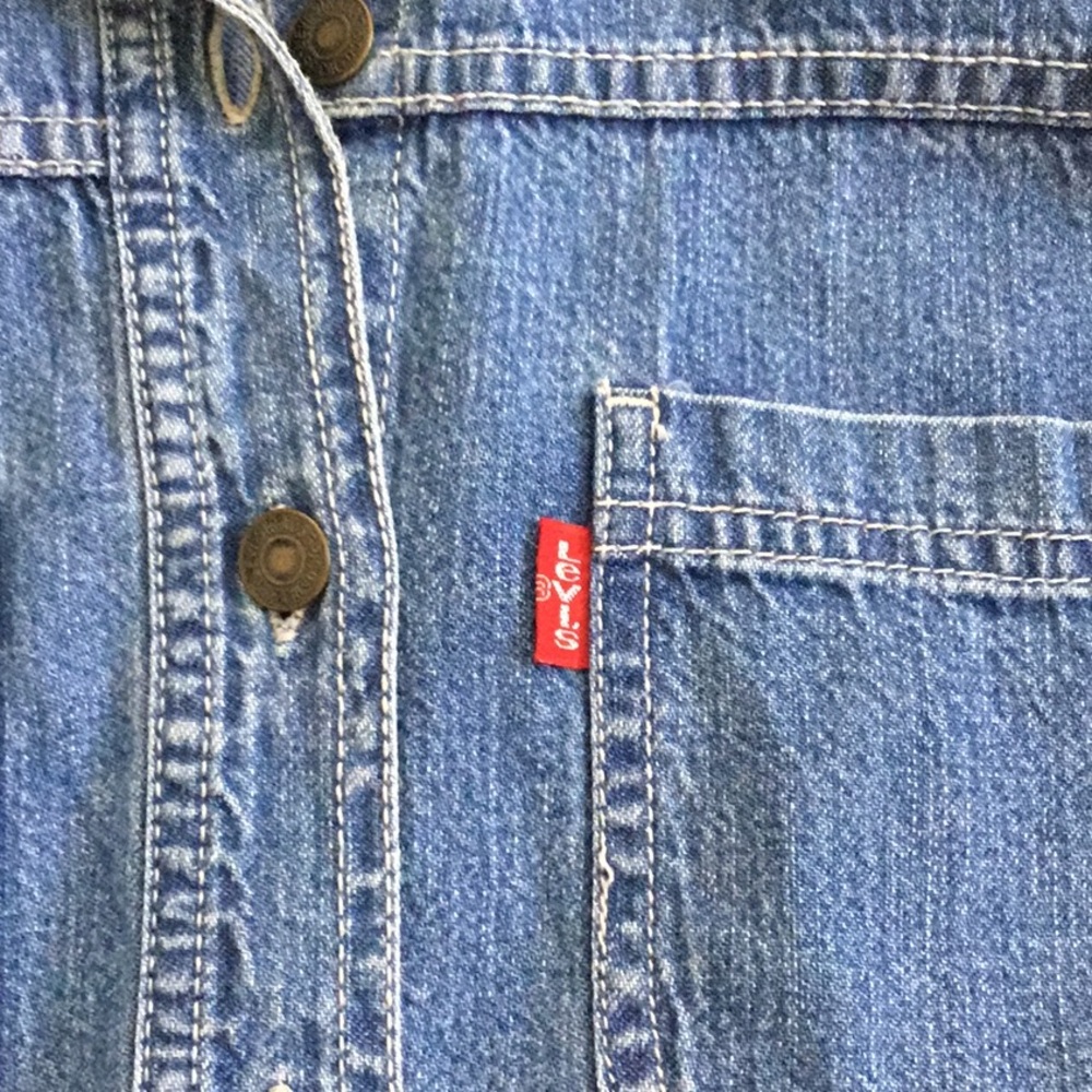 Vintage LEVI’S Authentic long sleeve shirt - size M - Picture 3 of 5